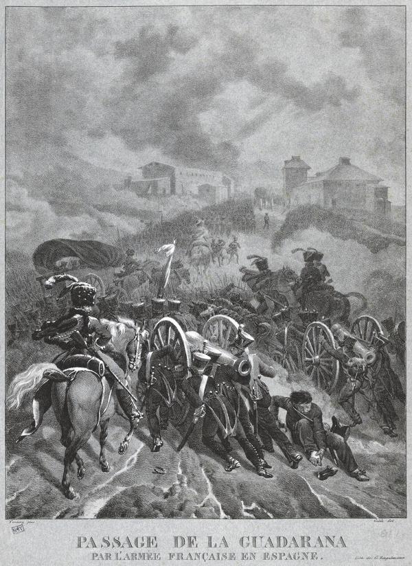 Passage de la Guadarrama par l'armée française en Espagne