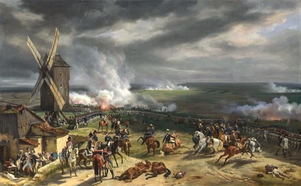 La bataille de Valmy.