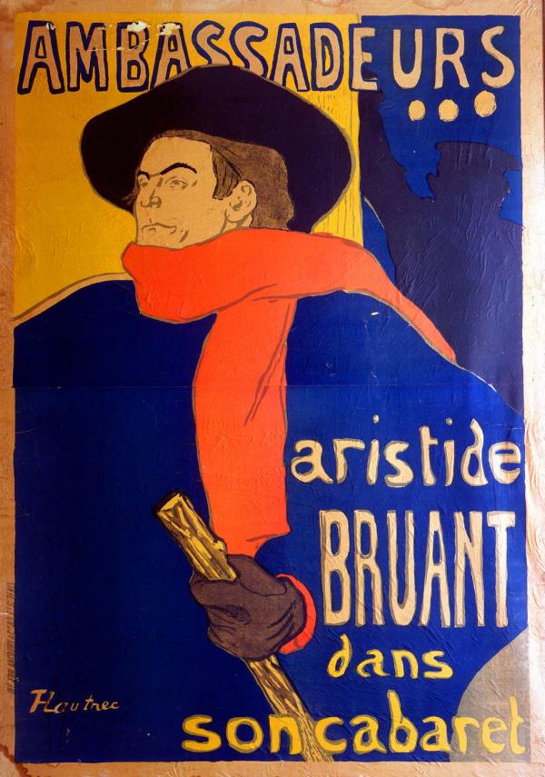 Ambassadeurs, A. Bruant dans son cabaret.