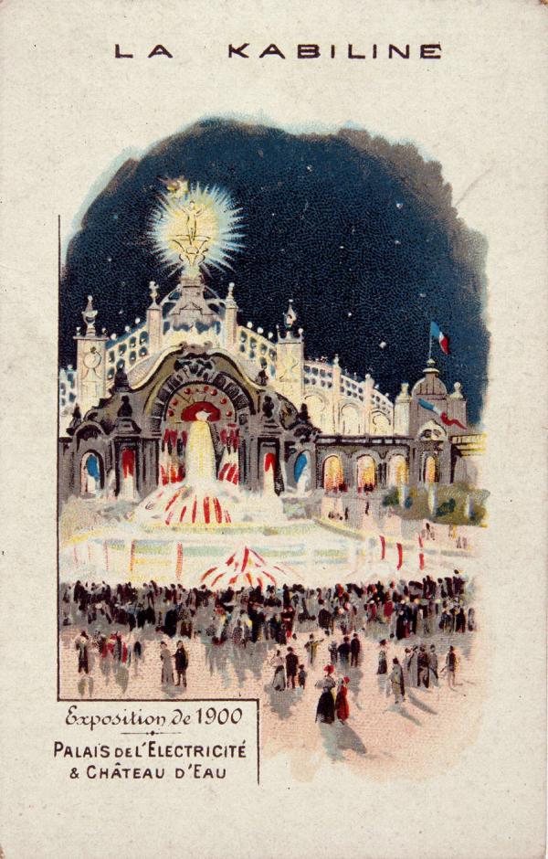 Exposition de 1900 - Palais de l'électricité et Château d'eau.