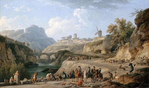 La construction d'un grand chemin.