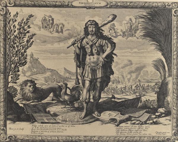 Louis XIII sous la figure d'hercule