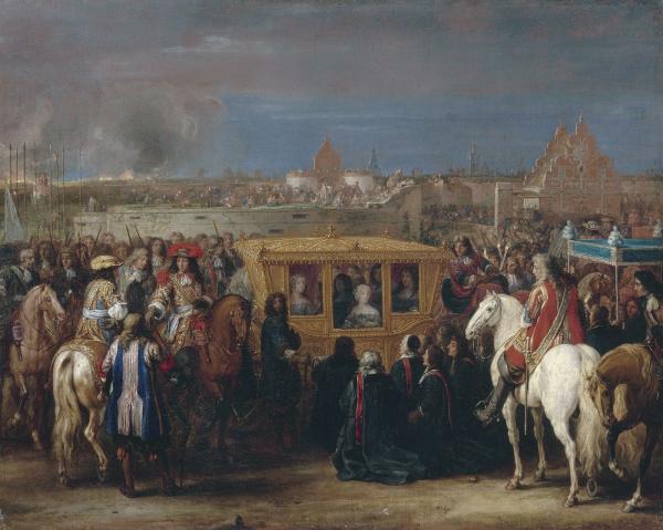 Entrée de Louis XIV et de Marie-Thérèse dans la ville de Douai, 23 août 1667