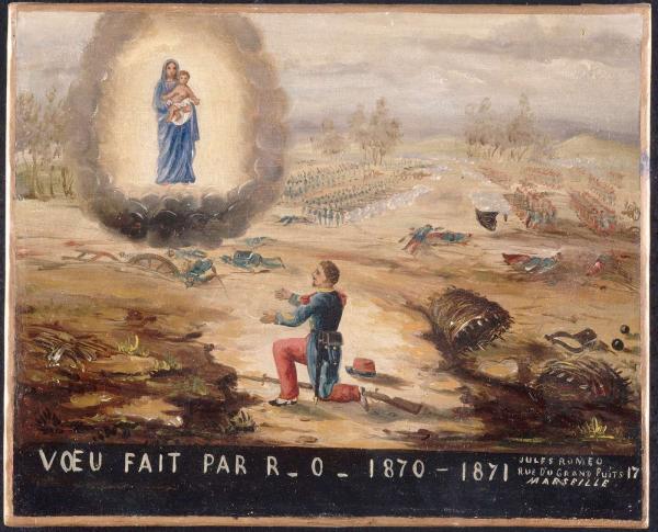 Ex-voto : Vœu fait par R.O. - 1870-1871.