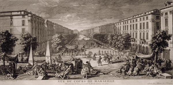 Vue du Cours de Marseille