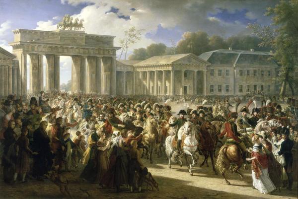Napoleons Einzug in Berlin am 27. Oktober 1806.