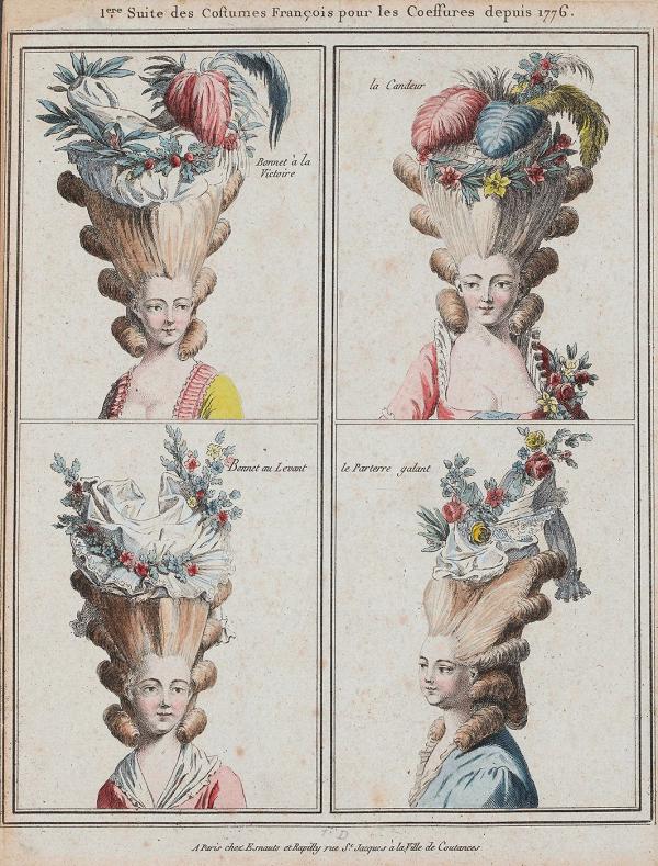 1re suite des costumes français pour les coiffures depuis 1776