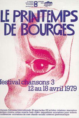 Affiche pour le Festival de Bourges 