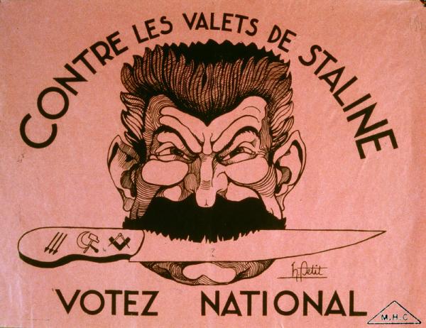 Contre les valets de Staline, votez National
