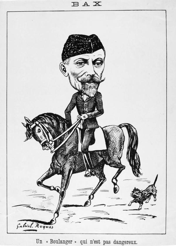 Portrait-charge du Général Boulanger.