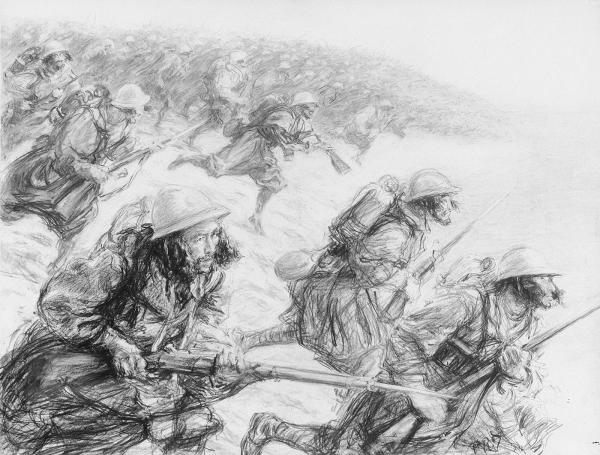 Attaque du 1er régiment de tirailleurs marocains, le 28 juin 1918, à 5 h 5 m.