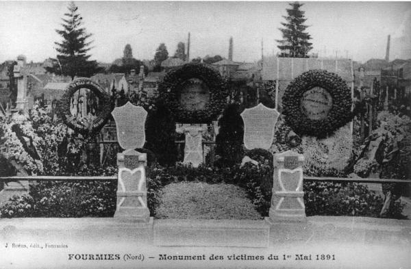 Fourmies. Monument des victimes du 1er Mai 1891.