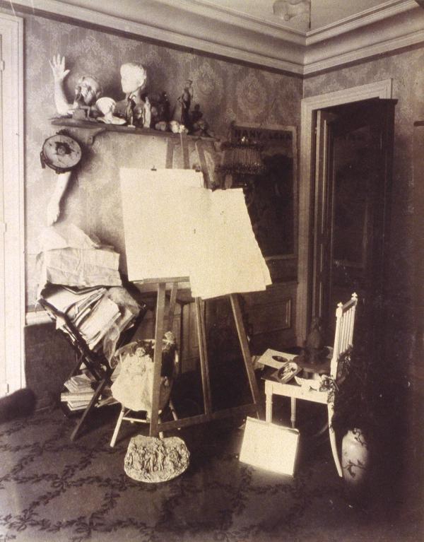 Intérieur de Mr F., Négociant : atelier de Madame.