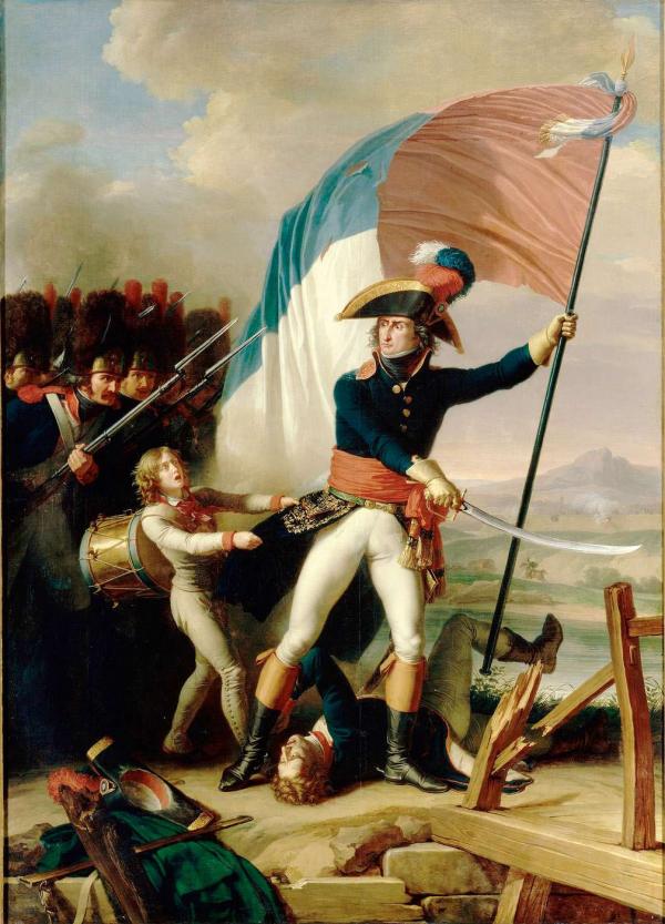 Augereau au pont d'Arcole. 15 novembre 1796.
