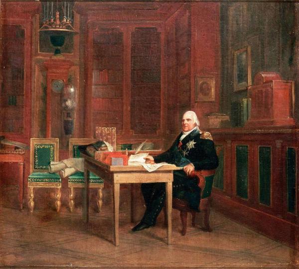 Louis XVIII, roi de France et de Navarre.
