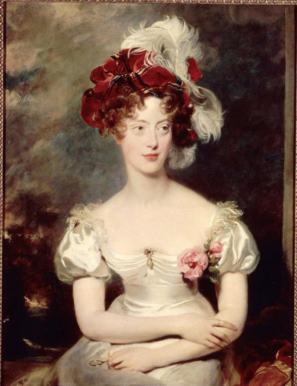 Marie-Caroline de Bourbon-Sicile, duchesse de Berry  (1798-1870).