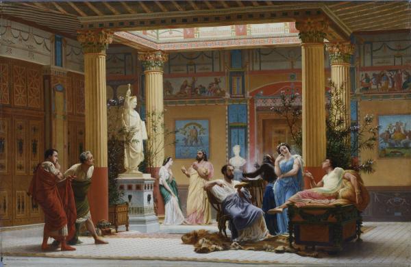 Répétition du Joueur de flûte et de La Femme de Diomède chez le prince Napoléon