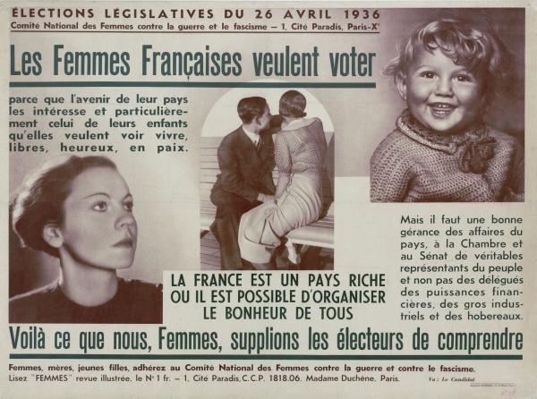 Comité national des femmes contre la guerre et le fascisme.