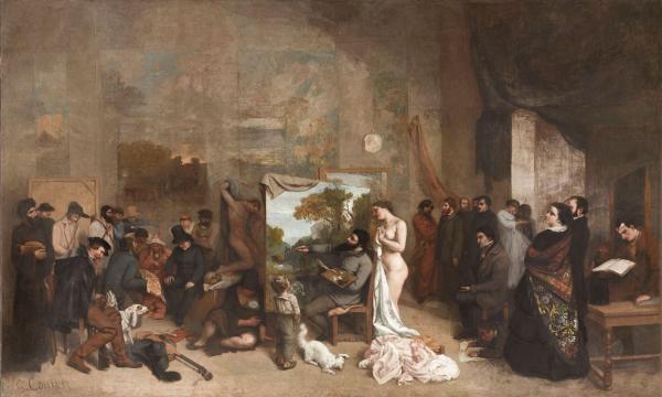 L'Atelier du peintre. Allégorie réelle.