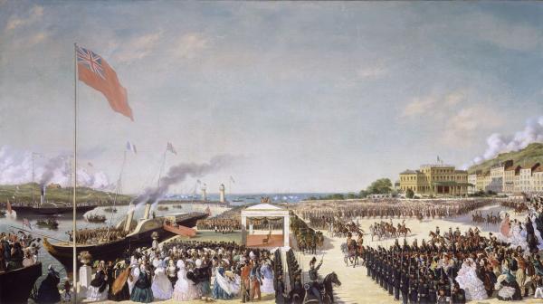 Réception de la reine Victoria à Boulogne-sur-Mer, le 18 août 1855