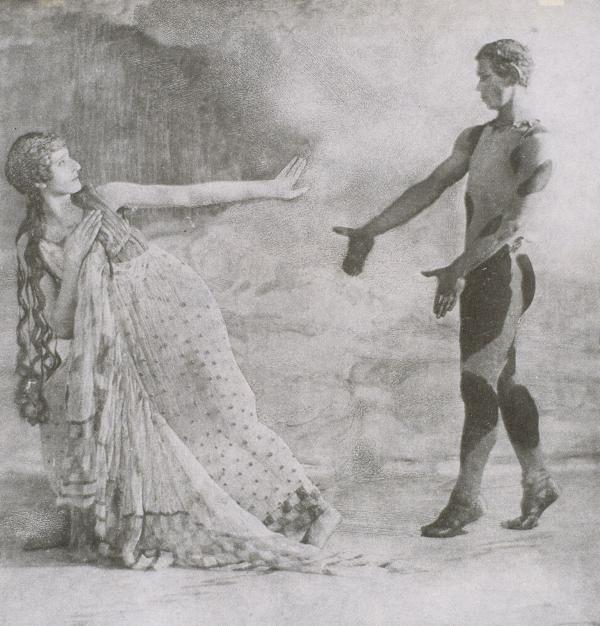 Danseuse et Nijinsky