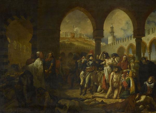 Bonaparte visitant les pestiférés de Jaffa, 11 Mars 1799