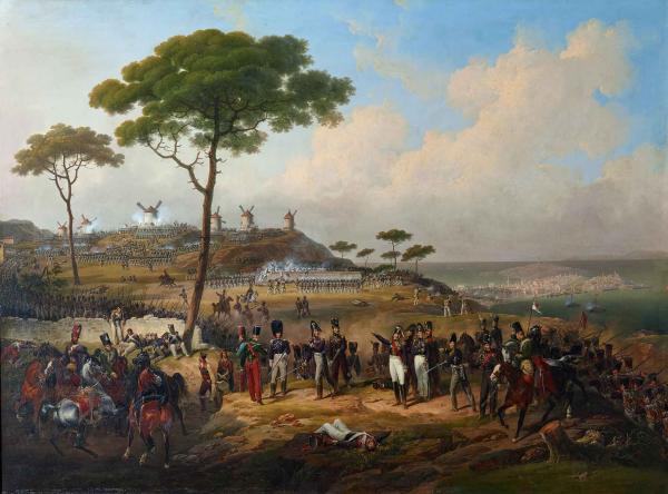 Episode de la guerre d'Espagne en 1823...