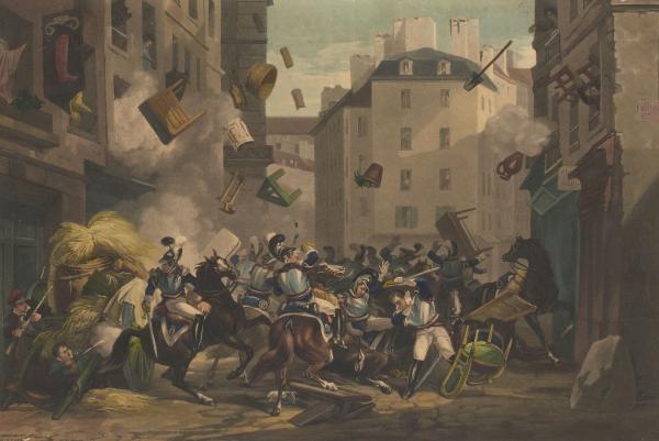 Combat dans la rue Saint-Antoine