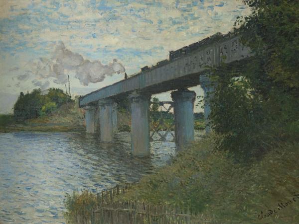 Le Pont du chemin de fer à Argenteuil