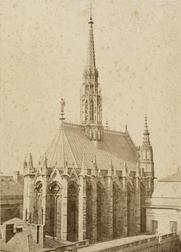 Vue de la Sainte-Chapelle après restauration