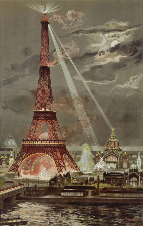 Embrasement de la Tour Eiffel