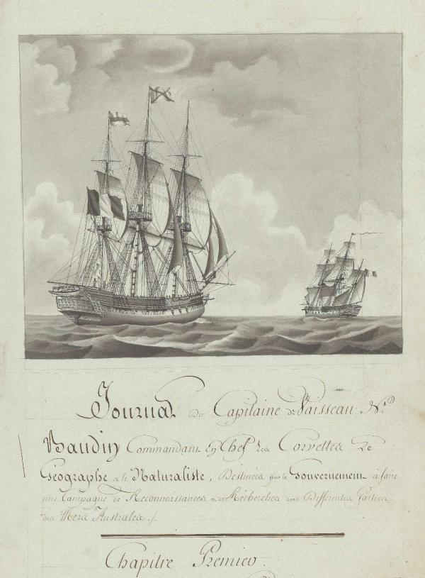 Journal historique et de navigation de Nicolas Baudin