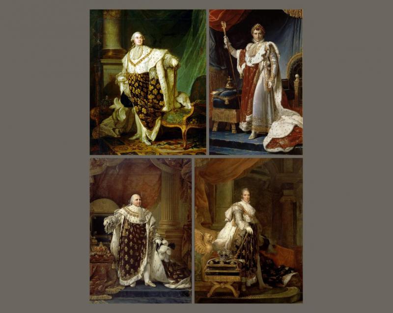 Portraits en costume de sacre : de Louis XVI à Charles X