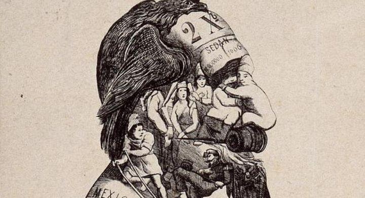 Une caricature clandestine de Napoléon III