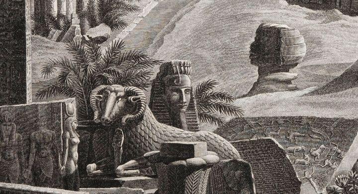 Frontispice de la description de l'Egypte