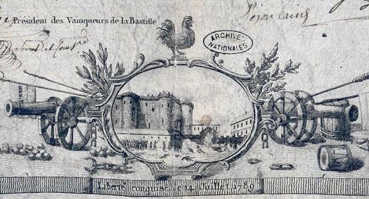 Diplôme de Vainqueur de la Bastille