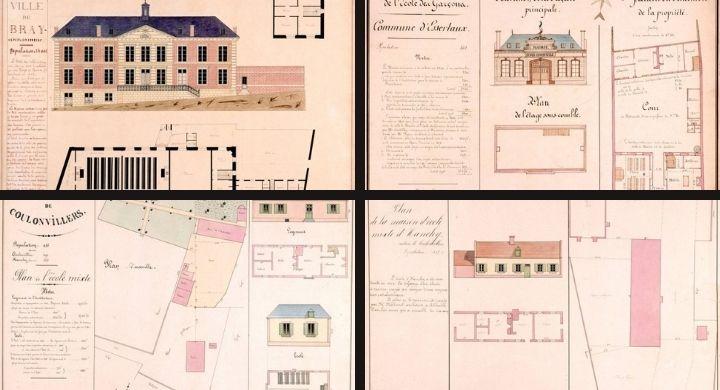 La construction des écoles dans la Somme au XIXe siècle