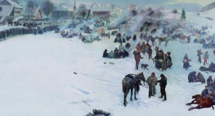 L'armée de l'Est internée en Suisse