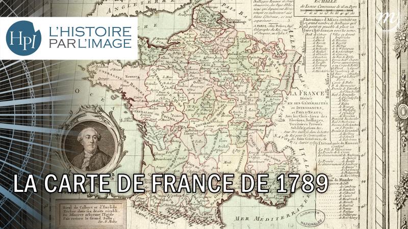 La carte de France de 1789