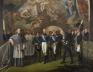 Le Roi Charles X visitant les peintures de Gros au Panthéon. 3 novembre 1824.