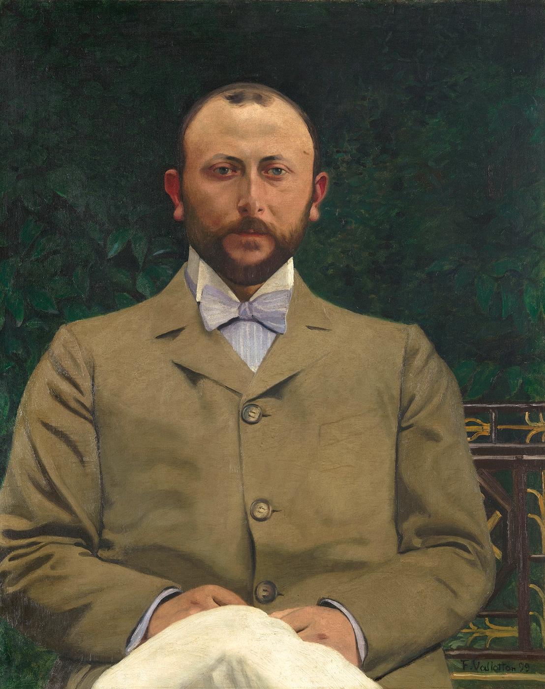 Alexandre Natanson.  Félix VALLOTTON (1865 - 1925) 1899 Musée d'Orsay 
