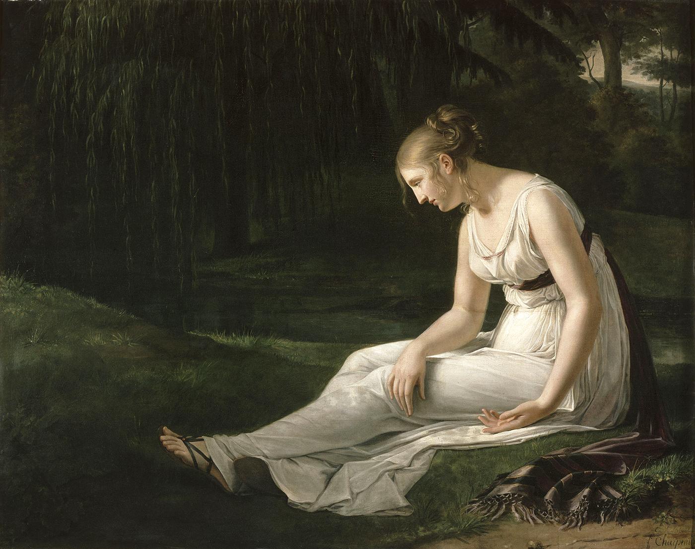La mélancolie. Constance-Marie CHARPENTIER (1767 - 1849) 1801  Musée de Picardie 